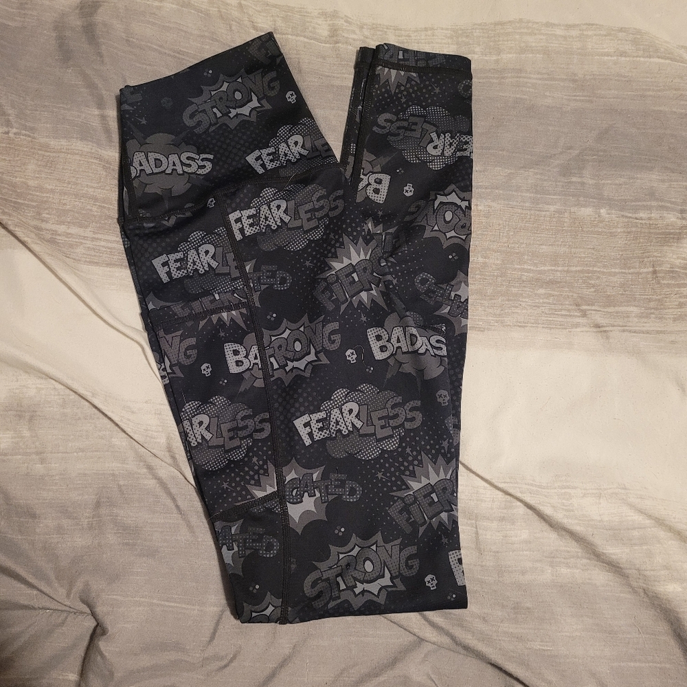CVG Constantly Varied Gear Fearless Leggings - Black and Gray